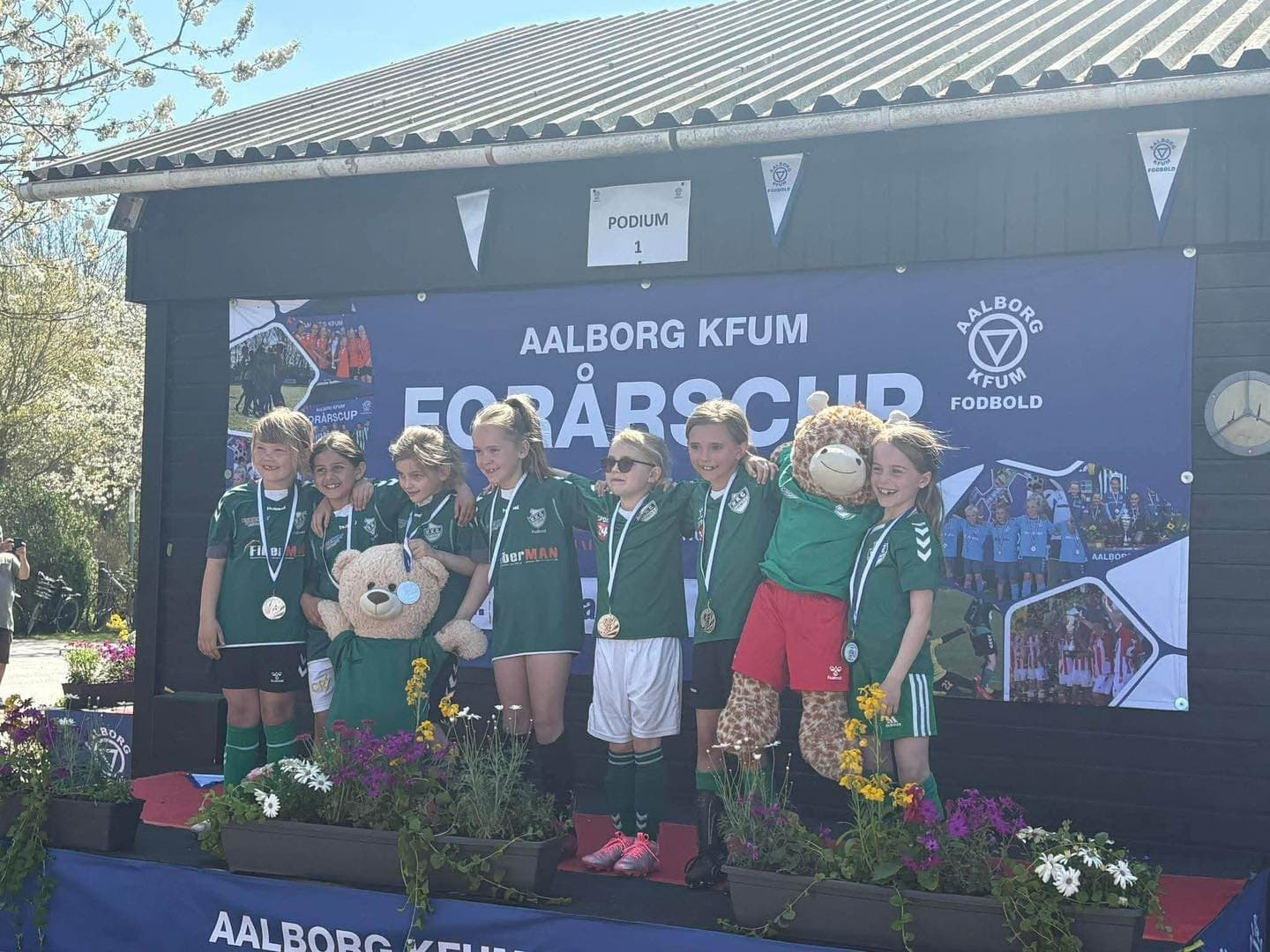 Flot weekend for RKG Fodbolds U8 piger