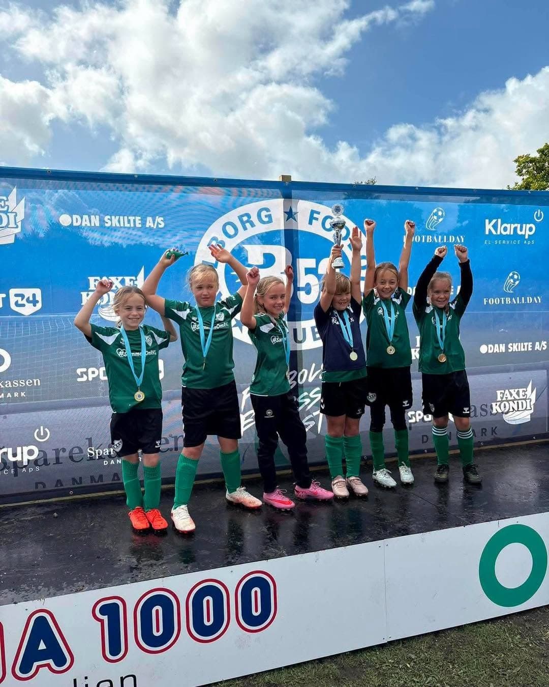 GULD OG BRONZE TIL RKG’S U9-PIGER!